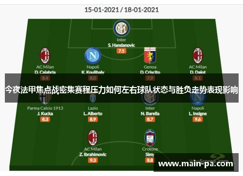 今夜法甲焦点战密集赛程压力如何左右球队状态与胜负走势表现影响